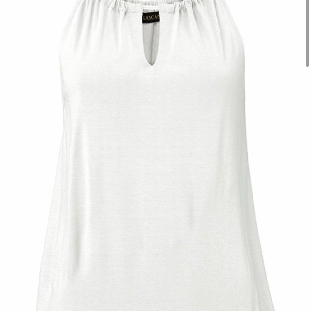 Venus Women’s Cream Keyhole Cutout Sleeveless Top Size 0/2 NWT - Picture 3 of 3